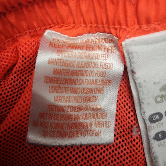 Adidas Predator Youth's Size Medium Navy & Orange Lined Pull On Track Pants - Picture 7 of 16